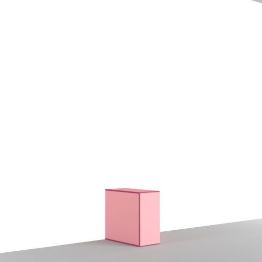 Różowo różowy bok biurka lewy
