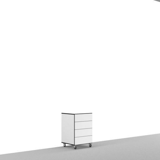 Kontenerek podbiurkowy (4 szuflady, wysokość 65cm, na kółkach)